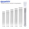 Performore Professional Thermal Self‑Threading Stainless Steel Sewing Needle Set | 25‑Piece