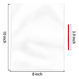 50Pcs Cellophane Bags, Cello Cellophane Treat Bags 8x10 Plastic Gift Bags for Packaging Cookies, Pretzel Rod, Sandwich, Candy, Chocolate, Clear Party Favor Bags with Ties