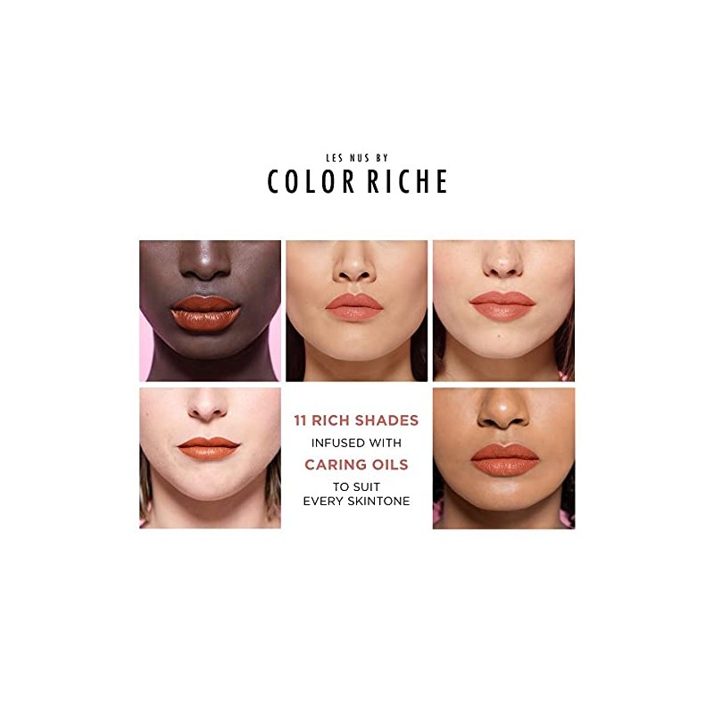 L'Oréal Paris Color Riche Satin Smooth Lipstick, Moisturising Pure Pigment
