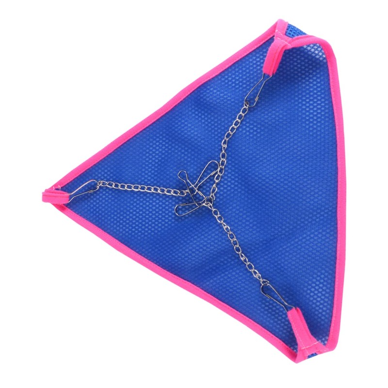 COLLBATH Triangle Mesh Lizard Hammock Pet Hanging Bed Bearded Dragon