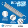 Onpira 2x Universal Garage Door Spring in 21 Sizes Galvanised