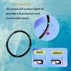 QZJinch Garmin Forerunner 965 Screen Protector, 4 Pack 3D Full