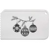 Azeeda 'Three Christmas Baubles' Plastic Ice Scraper (IC00040514)