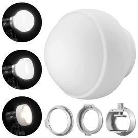 Godox ML-CD15 Kit difusor de cúpula para luz de Flash, con 3 adaptadores, difusor de luz para Godox V1 TT600 TT520II TT685II V860III AD100Pro AD200Pro ML60 ML60Bi