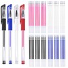 JANYUN 4 Pack Heat Radable Fabric Pens with 28 Refills