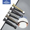 HOMOTEK 10 Pack Telescoping Spring Door Stoppers, Extended from 3-1/8