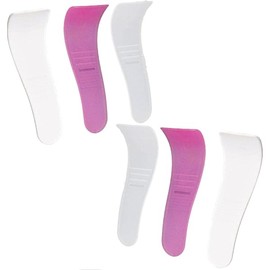 6 Pcs Waxing Sticks for Hair Removal, Hair Wax Cleaning Spatulas Mask Scraper Plastic Waxing Applicator Hair Waxing Removal Beauty Tools for Body Face Hair Removal (3 Colors)