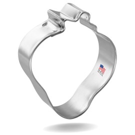 Strawberry Cookie Cutter 2.5 Inch - Made in the USA – Foose Cookie Cutters Tin Plated Steel Strawberry Cookie Mold