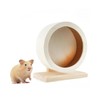 Bonheur Hamster, Turner, Silent Wheel, Wooden, Silent, Natural Pine Wood,