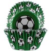 Baked with Love Football Baking Cases, 50mm Foil Lined Baking