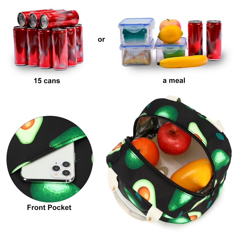 Lunch Bag for Girls Women, Reusable Insulated Lunch Tote Lunch