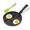 MyLifeUNIT Aluminum 4-Cup Egg Frying Pan, Non Stick Egg Cooker