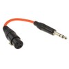 XLR 3-Pin Female to 6.35 mm Stereo Jack Plug Audio
