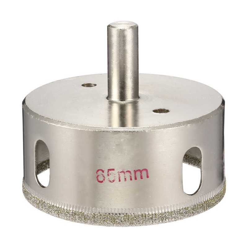 uxcell 65mm Diamond Coated Glass Hole Saw Drill Bits for