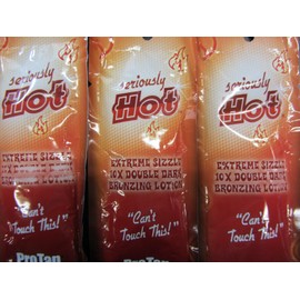 Fiesta Sun 10 PACK PROTAN SERIOUSLY HOT EXTREME SIZZLE 10X BRONZER TANNING LOTION PACKETS
