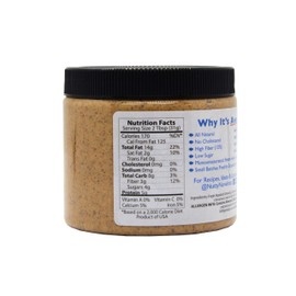 Nutty Novelties Cinnamon Almond Butter - High Protein, Sweet Almond Butter - All-Natural, Light Almond Butter Free of Cholesterol & Preservatives - Pure Almond Butter - 15 Ounces