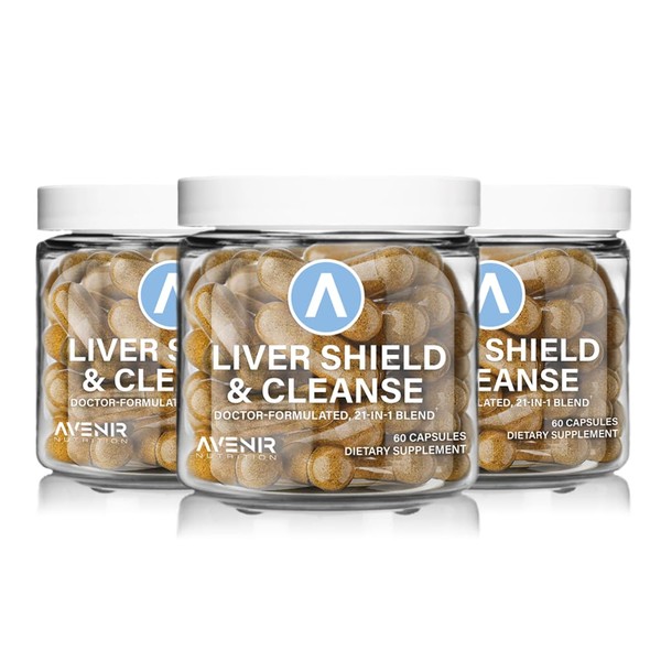 Liver Shield & Cleanse - Powerful Herbal Liver Cleanse Detox