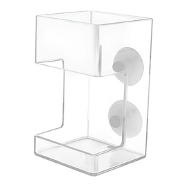 AIMALL Floating Fish Feeding Ring – Hanging Aquarium Food Feeder with Suction Cups, Round & Square PS Plastic Feeding Box for Parrot Fish, Koi, and Tropical Tanks