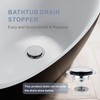 Chrome Plated Universal Tub Dain Stopper, Hidrop Pop Up Bath