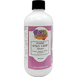 Art Institute Glitter Refill Bottle, 8 oz - Single Pack, 4336846143 Dries Clear Adhesive Glue 8 Ounce (Flat Cap) Re-Two Pack