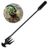 MOTEERLLU Weeding Artifact Uprooting Weeding Tool Gardening, 4-Claw Manganese Steel