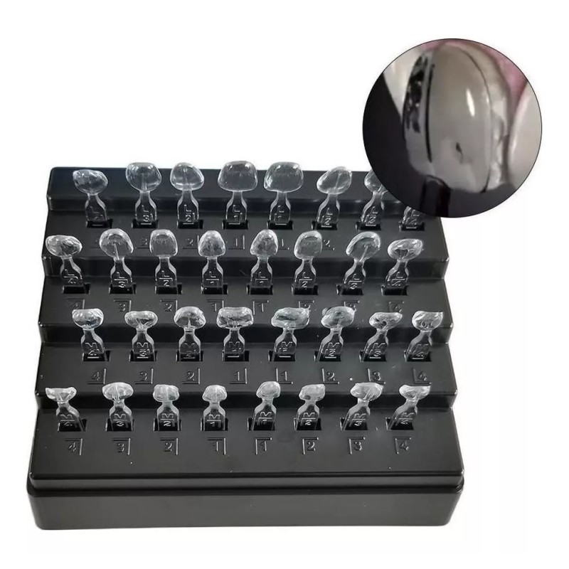 generic A 32 Piezas/juego De Molde De Barniz Dental