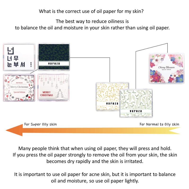 [100 Counts + Mirror Case] Cherry Blossom Natural Oil Blotting