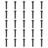 PATIKIL M6 x 45 mm Flat Head Socket Cap Screws,