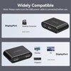 XPTSFDU 4K120Hz DisplayPort to Dual Displayport Splitter for Dual Monitors