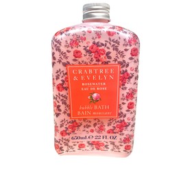 Crabtree & Evelyn Rosewater Bubble Bath Shower Gel 21.9 oz