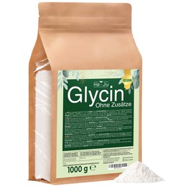 Glycine Powder 100% Pure, 1 kg Amino Acid, Vegan, No Additives, Buy Glycine in Premium Quality