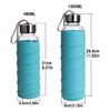Ferexer Sports Glass Water Bottle with Silicone Sleeve 32 oz