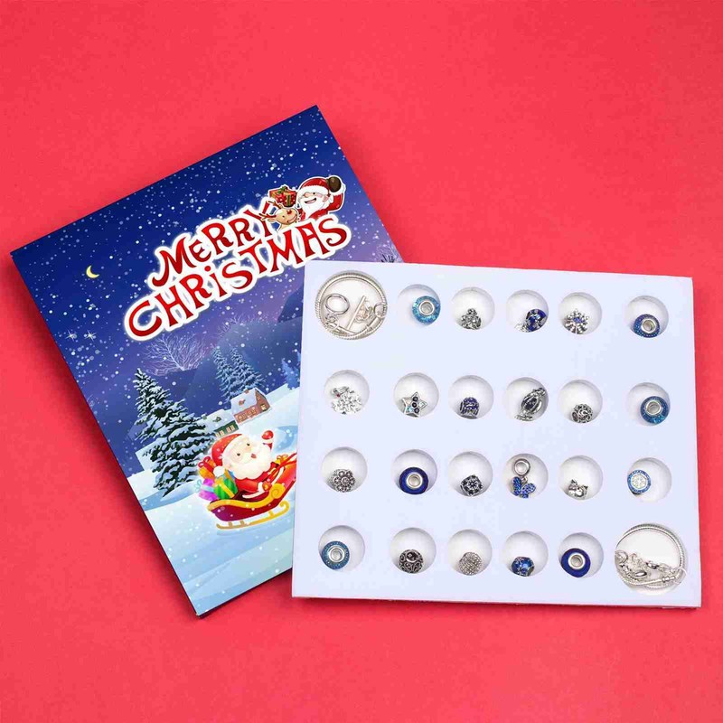 Xmas Advent Calendar Bracelets Xmas Countdown Calendar DIY Jewelry Making