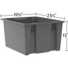 Akro-Mils 35230 Nest and Stack Plastic Storage Container and Distribution
