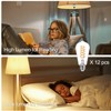 Tiadio 4-Pack Vintage LED Edison Bulbs 60W Equivalent- ST58/ST19 6W