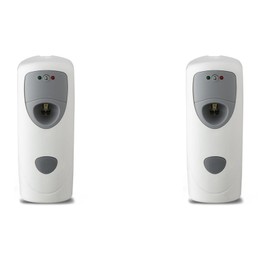 2X Automatic Air Freshener Dispenser Bathroom Timed Air Freshener Wall Mounted, Automatic Scent Dispenser