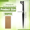 GlikCeil 100 Pcs 12.8" Irrigation Drip Support Stakes 1/4 Inch