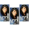 3 x Schwarzkopf Live Intense Gel Colour Permanent, Hair Colour