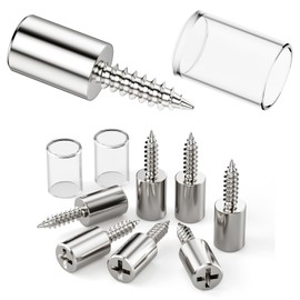 60 Sets Shelf Support Pegs, Shelf Pins Kit 7.5mm One-Piece Shelf Pegs Self-Tapping Screws with Non-Slip Sleeves Metal Shelf Support Pins for Kitchen Cupboards Cabinet Wardrobe Furniture