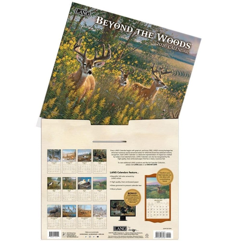 Lang, Beyond the Woods 2026 Wall Calendar by Michael Sieve