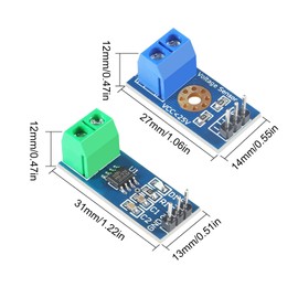 ALAMSCN 3 pieces ACS712 30A current sensor range module current sensor + 3 pieces voltage sensor voltage sensor module for Arduino