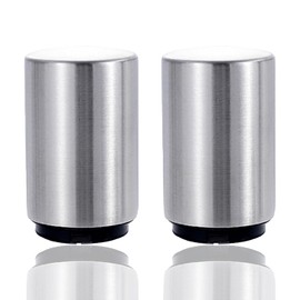 2 Destapador de Cerveza, Abrebotellas Automáticos de Acero Inoxidable, Abridor Automático con Tapa Magnética Sin Daños en la Tapa Fácil de Llevar, para Familias Bares Campamentos Fiestas (Plata)