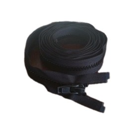 YKK New Black #10 Metal Zipper 106" Inch Marine Grade Tab Slider Awnings Tent Bimini