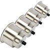 4pcs Stainless Steel Cup Drink Holder with Drain Marine Boat