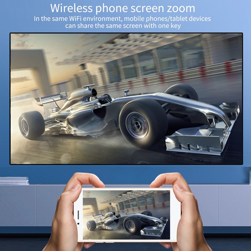 Mini Projector HD Smart Bluetooth Wireless Connection Home OnScreen Equipment