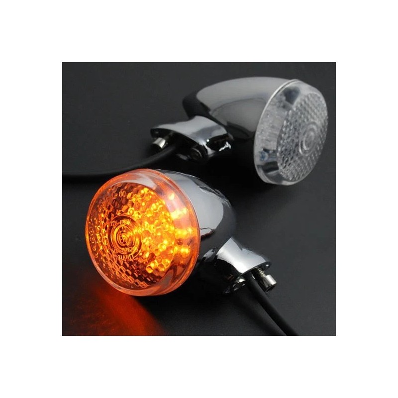 Astradepot 4x Motorcycle LED Turn Signal Light 41mm Front Rear