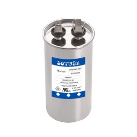 Sotubx 15uF 370/440VAC 50/60Hz CBB65 CBB65A Round Run Start Capacitor 15 MFD 370V/440V Air Conditioner for AC Unit Fan Motor Start or Pool Pump or Air Condenser Straight Cool
