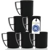 idea-station Plastic Camping Cups Set of 6 x 350 ml
