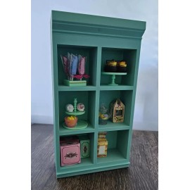 Unbranded Miniverse Display Store Shelving - HoneyDukes Sweet Shop 1:6 Scale Display
