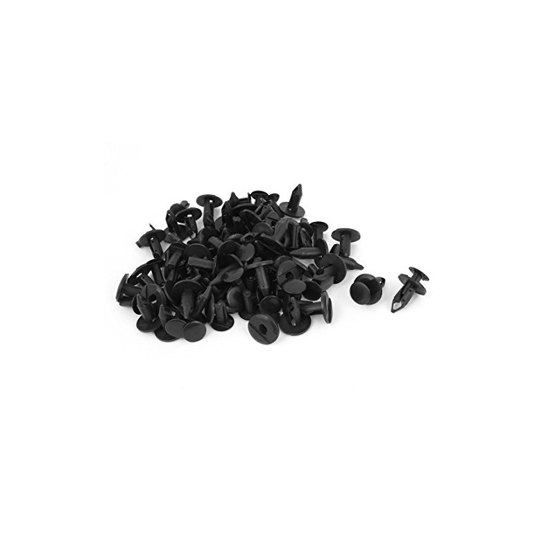 sourcingmap Car 8mm Hole Plastic Rivet Door Panel Bumper Fastener